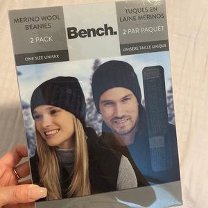 Brand New 2 Pack Merino Wool Beanies